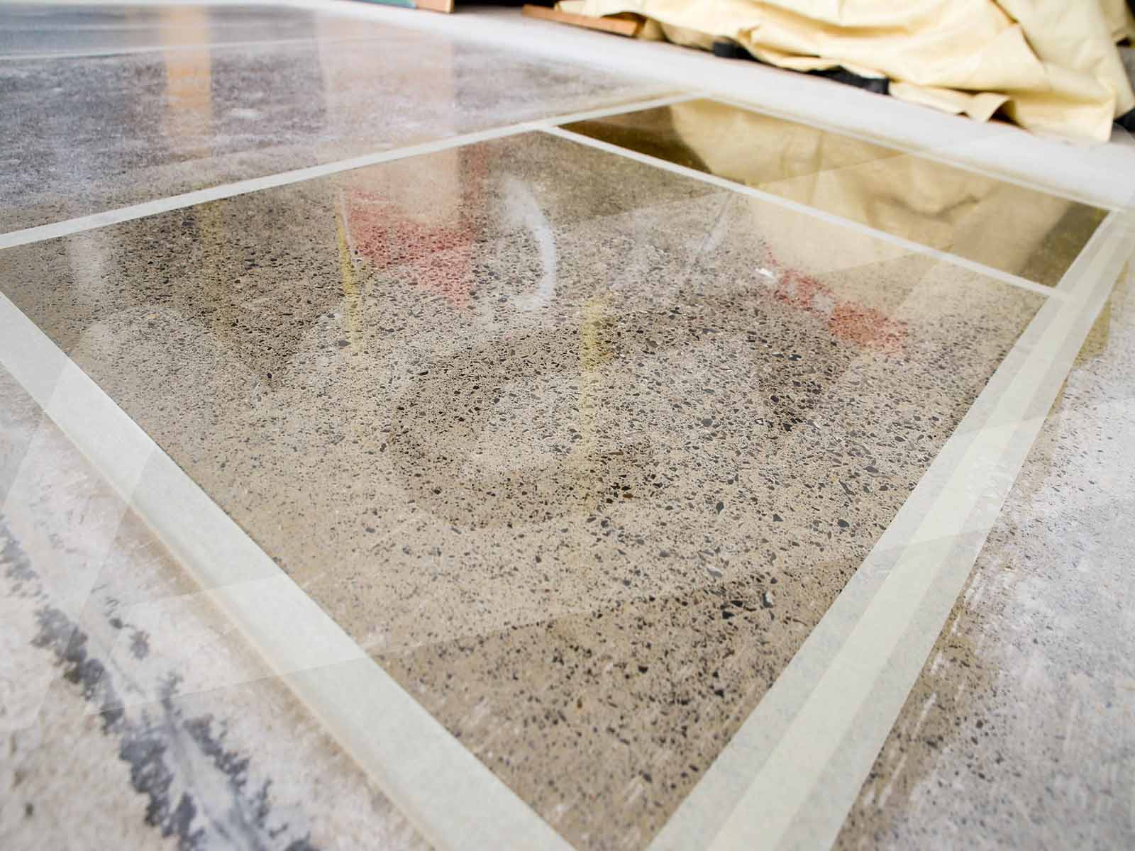 Beton Zemin Tam Parlatma Renklendirme Uygulaması